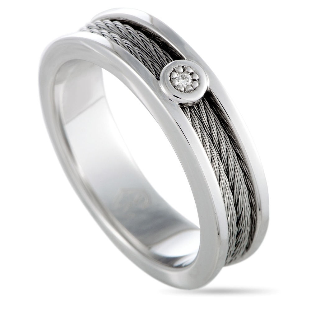 🔆 CHARRIOL Cable Engagement Ring - Silver